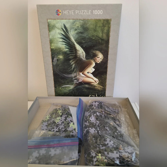 Rare HEYE Elixir Melanie Delon Forest 1000 piece Jigsaw Puzzle Fairy 2010 - Picture 2 of 5